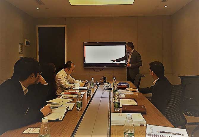 佳保安全总裁徐伟东博士受邀拜访海能达股份有限公司