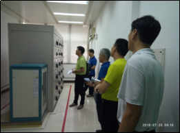 佳保安全为某办公楼开展安全检查