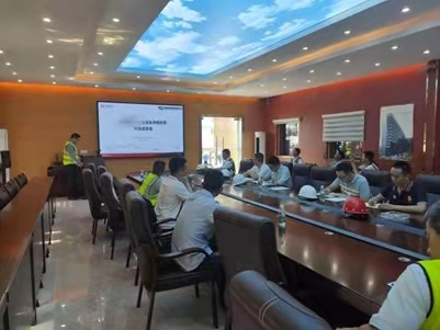 佳保安全组织某集团开展在建项目安全评估检查现场启动会