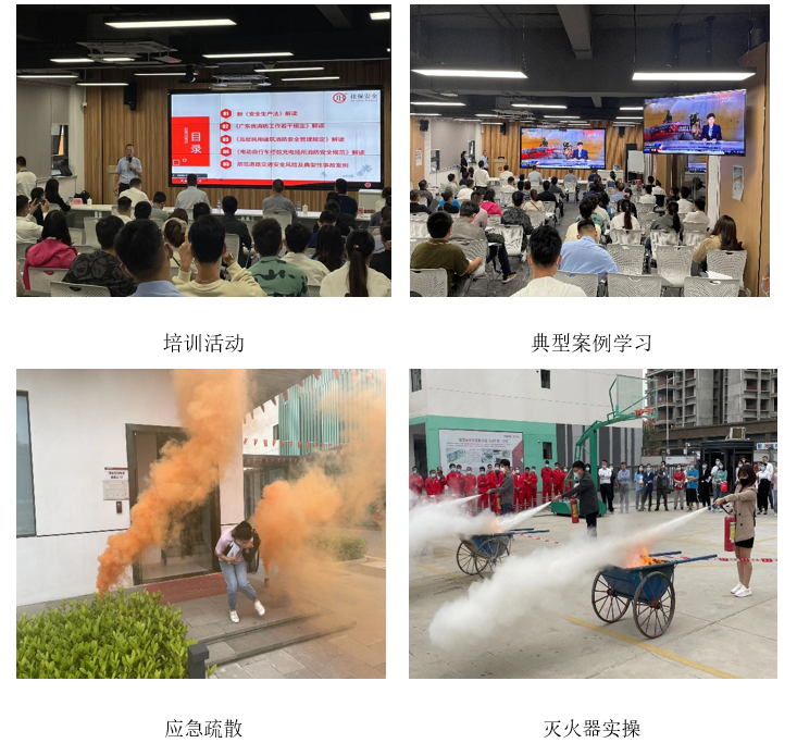 佳保安全为某单位开展消防安全月培训演练