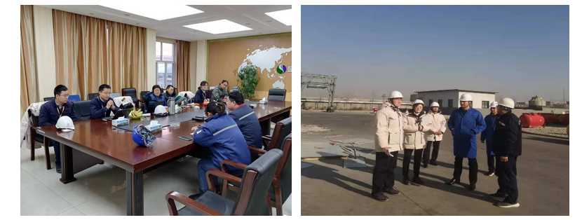 山东佳保为某化工园区开展岁末年初安全检查