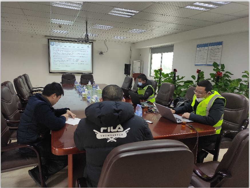 佳保对某集团项目开展22年一季度安全检查