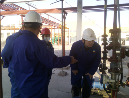 山东佳保为某经济开发区开展安全大检查