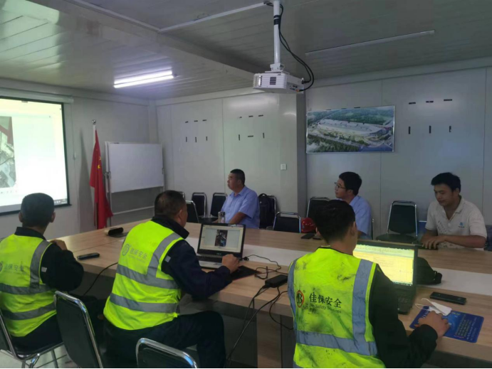 佳保安全为某中建某局开展第二轮安全检查