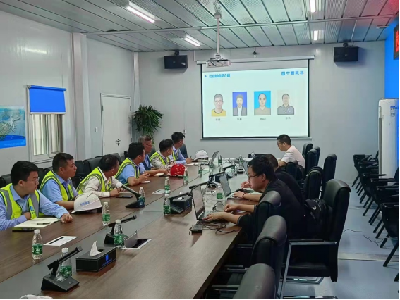佳保对中建某局开展质量安全综合检查工作